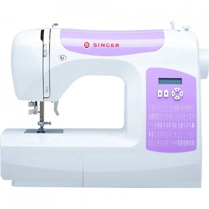 Швейная машина SINGER C5205-PR белый/розовый 2002347 Швейная машина SINGER C5205-PR белый/розовый 2002347